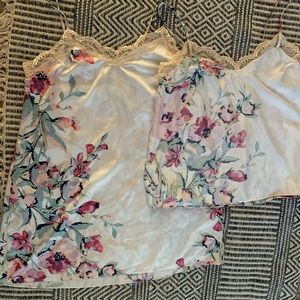 Brand new satin teddy and cami bundle